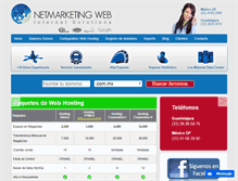 Tablet Screenshot of netmarketingweb.com.mx